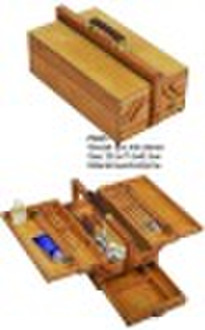 wooden box with drawer