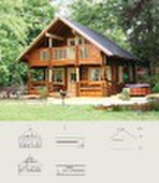 Family use wooden villa