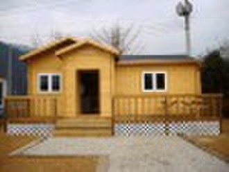 Environment friendly wood house