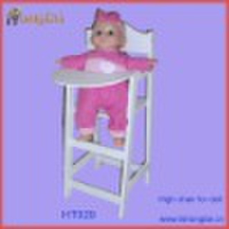 2010 Wooden toy high chair for doll