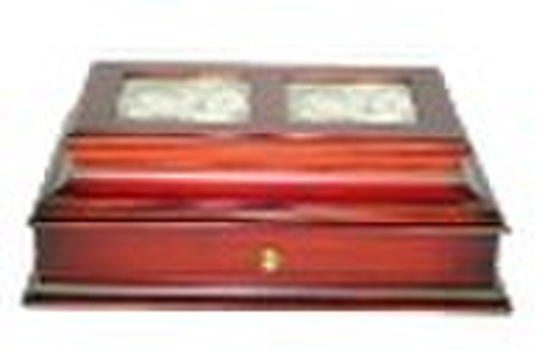 JP090003 - Silver Safekeeper Wooden Jewelry Box