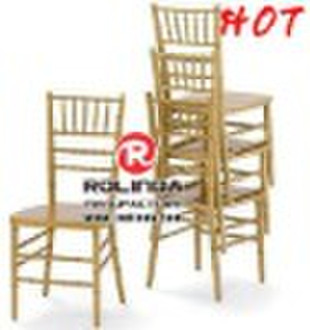 Gold Wooden Tiffany Chair Stacking