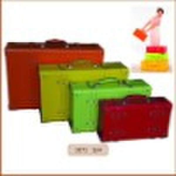 vintage suitcase, wooden handcrafts,antique box