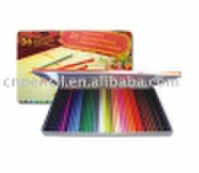 Metallic Box Color Pencil Set