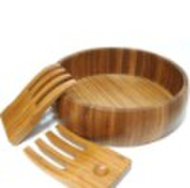 Bamboo Salad bowl & forks set