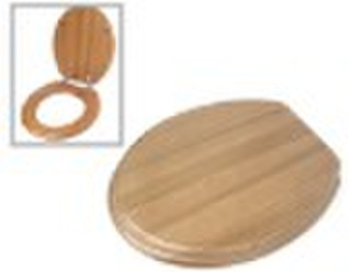 Wooden toilet seat