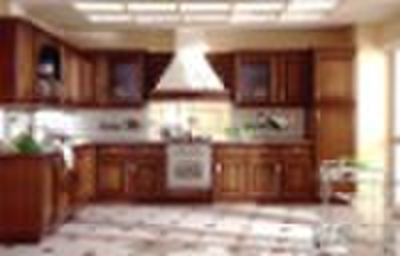 America style wooden kitchen cabinet