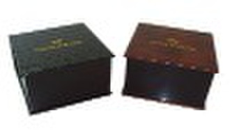 Luxury leather watch boxes