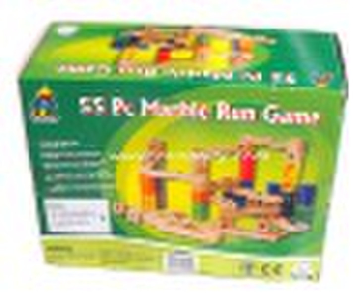 55pcs colorful large marble run set