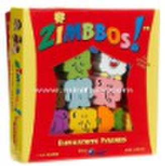 Wooden Toys-Zimbbos Stacking Game