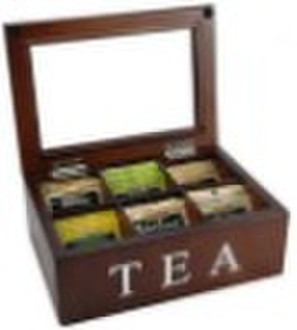 wooden tea box