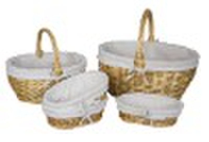 Willow storage baskets