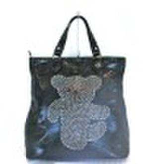 pattern leather bag