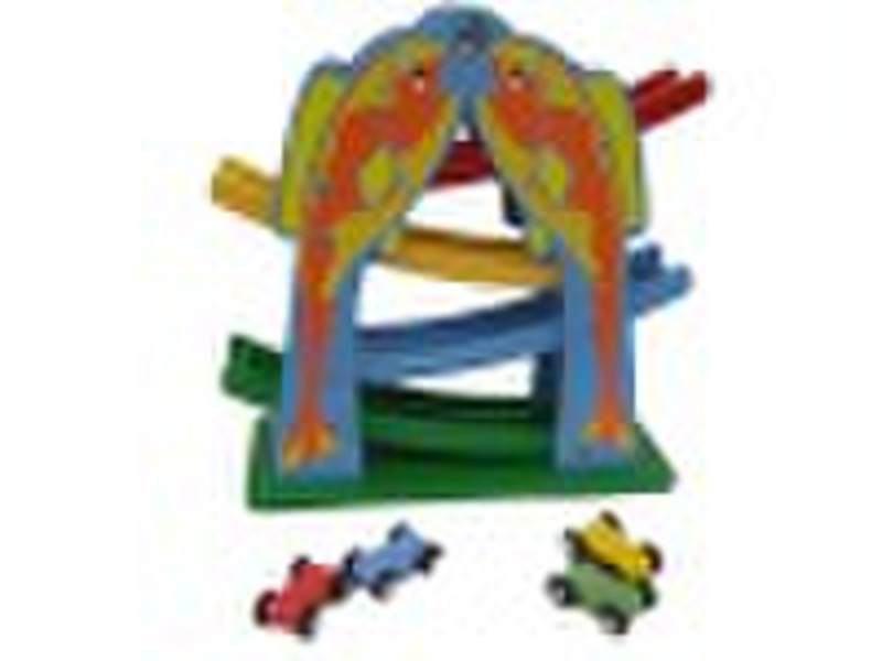 wooden rolling bead game wooden toy wooden game