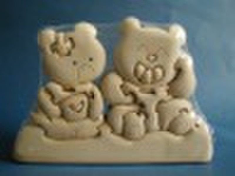 bear couple 3D wooden puzzle