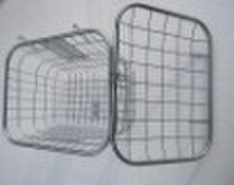 Stainless steel bike basket