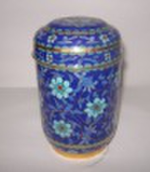 Cloisonne Tea Tin