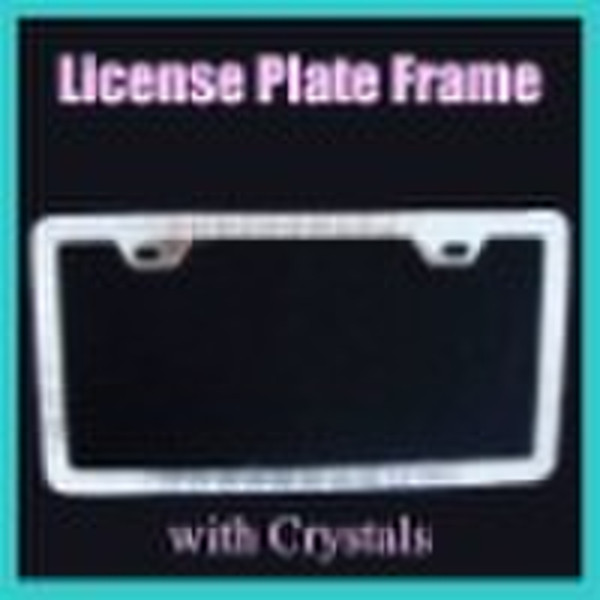 crystal license plate frame,diamond license plate