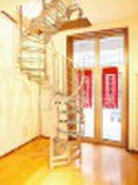 stainless steel glass staircase(HGLT-93)