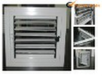 Aluminum shutter windows