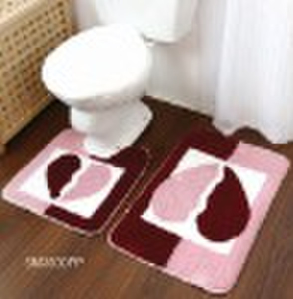 3 pcs table tufted bathmat (5M3500PP)