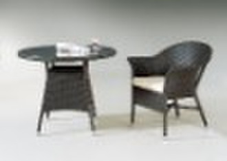 Patio Gartenmöbel Rattan 2pc Dining Set259DS