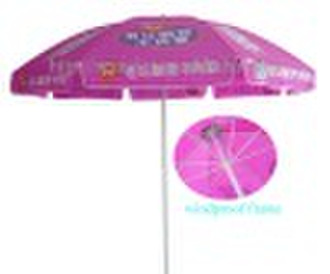 250 cm sun umbrella with windproof frame