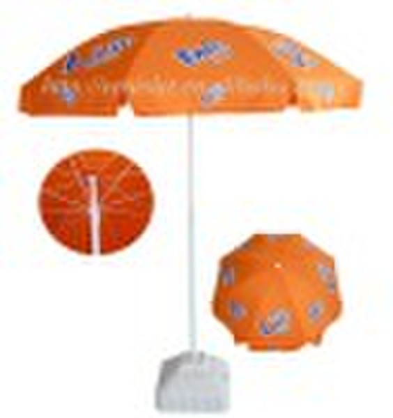 promotion beach umbrella with good quality frame