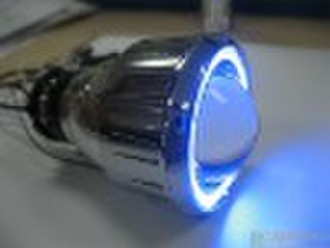 Popular blue angel eyes HID projector lens light