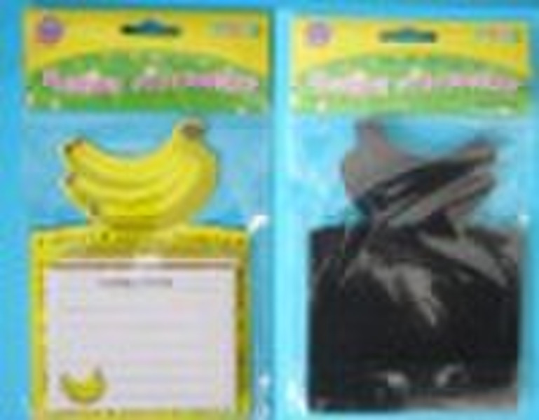 Banana shape magnetic notepad