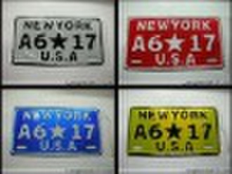 USA car plate