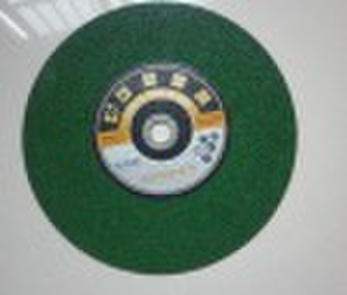 Reinforced fiber resin bonded cutting wheel