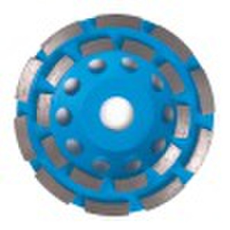 Double Row Diamond Cup Grinding Wheel