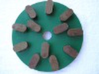 Diamond abrasive tools for stone slab surface grin