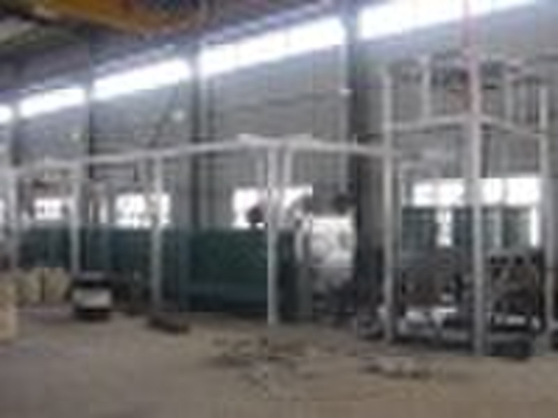 Automatic push-rod heat treatment production line