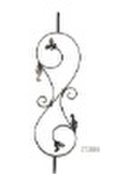 Iron baluster