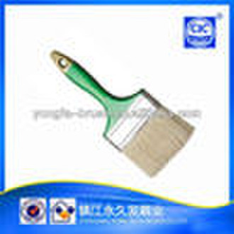 plastic handle and bristle paint brush