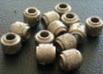 Electroplated diamond wire saw beads