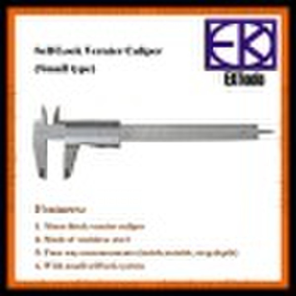 Self lock vernier caliper