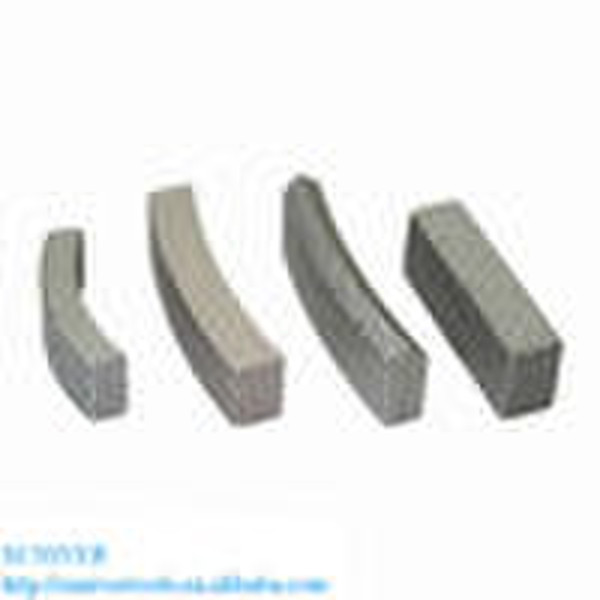 diamond core bit segment for reinforced concrete