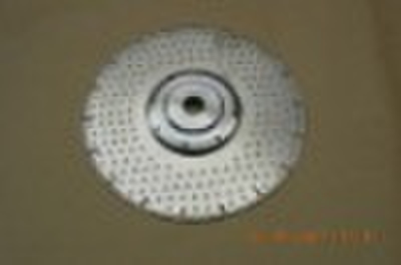 diamond electroplated saw blade with flange