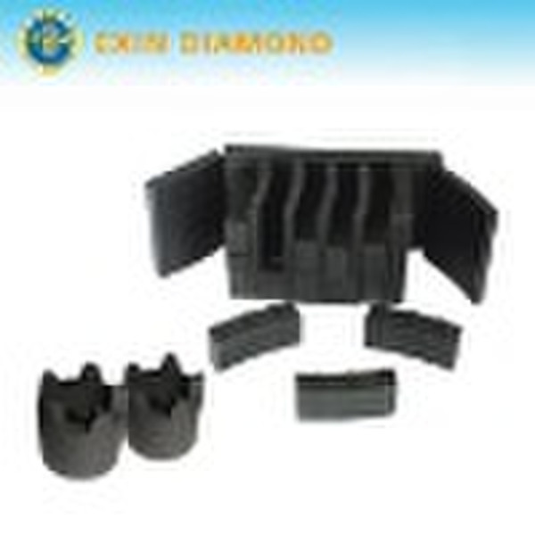 Graphite mould for tools of irregular shape