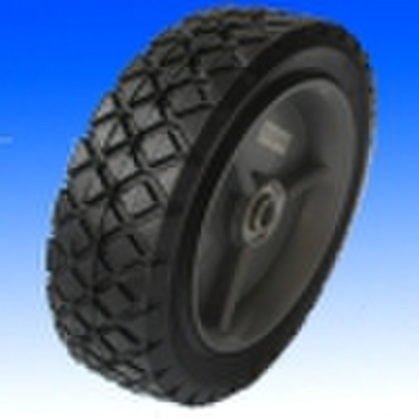 pneumatic rubber wheels