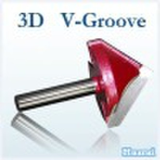 Guangzhou Carbide 3D V-groove CNC Engraving Machin