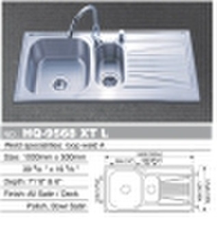 stainless steel kitchen sink(HQ-9568)