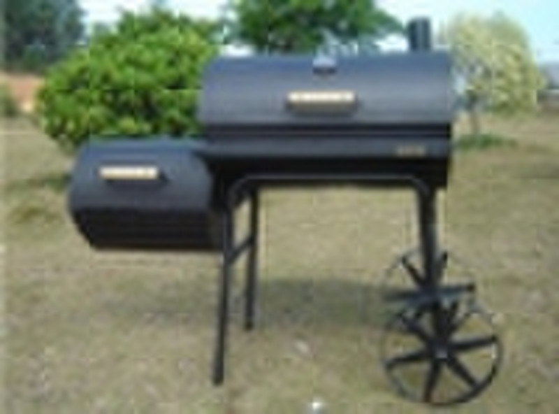 Charcoal BBQ smoker
