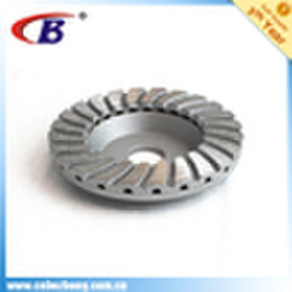 Korean Type Integral Turbo Diamond Cup Grinding Wh