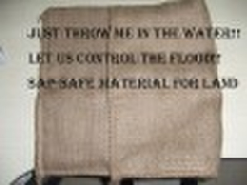 flood prevention jute bag flood control with SAP