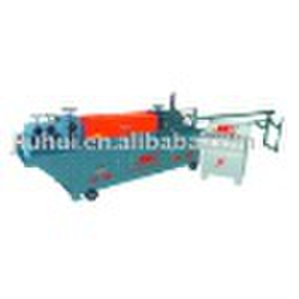 Wire straightening and cutting machine