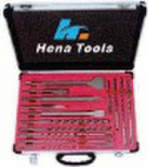 17pcs SDS-PLUS Hammer Drill Bit Set